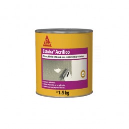 ESTUKA ACRILICO 1.5 KG SIKA...
